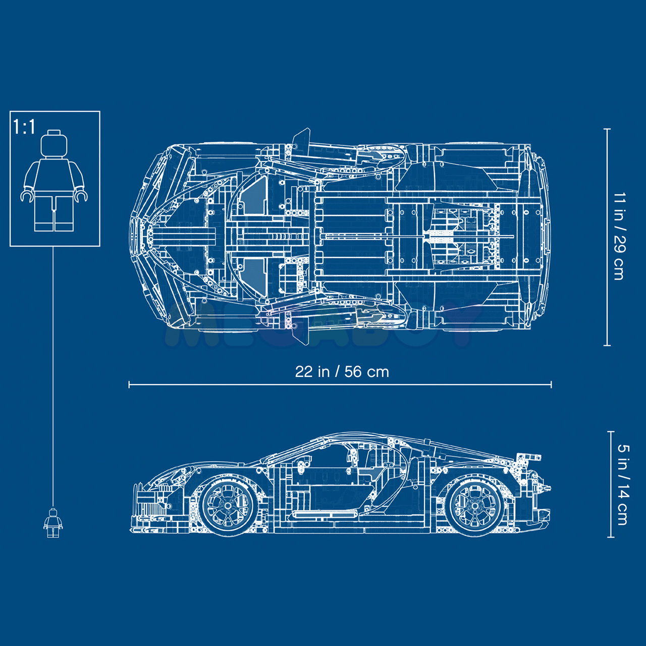 Купить ЛЕГО Техник 42083 - Bugatti Chiron | Интеренет-магазин MEGABOY