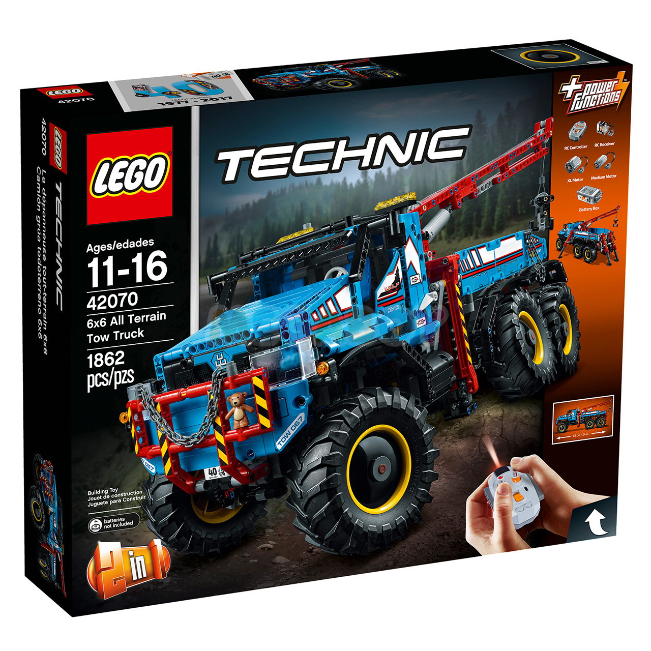 Купить ЛЕГО Техник 42070 - Аварийный эвакуатор 6x6 | Интеренет-магазин MEGABOY
