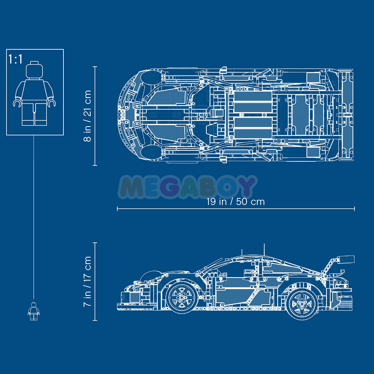 Купить ЛЕГО Техник 42096 - Porsche 911 RSR | Интеренет-магазин MEGABOY