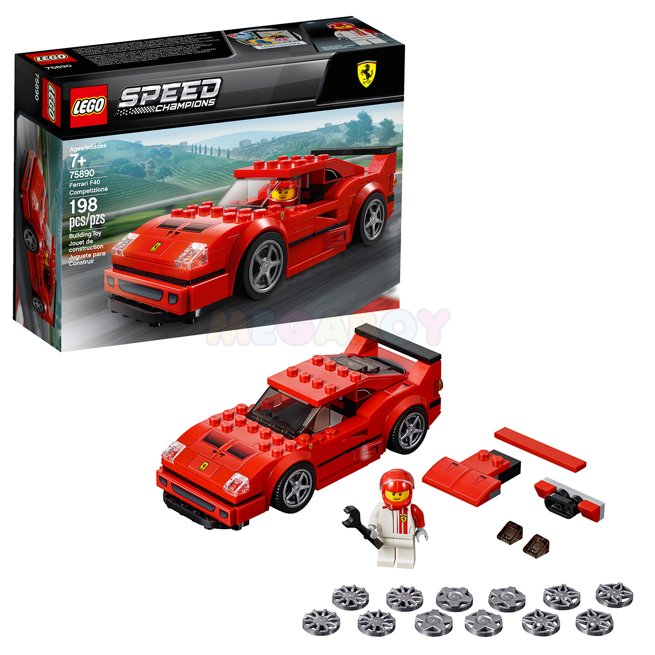 Купить ЛЕГО Марвел 75890 - Ferrari F40 Competizione | Интеренет-магазин MEGABOY