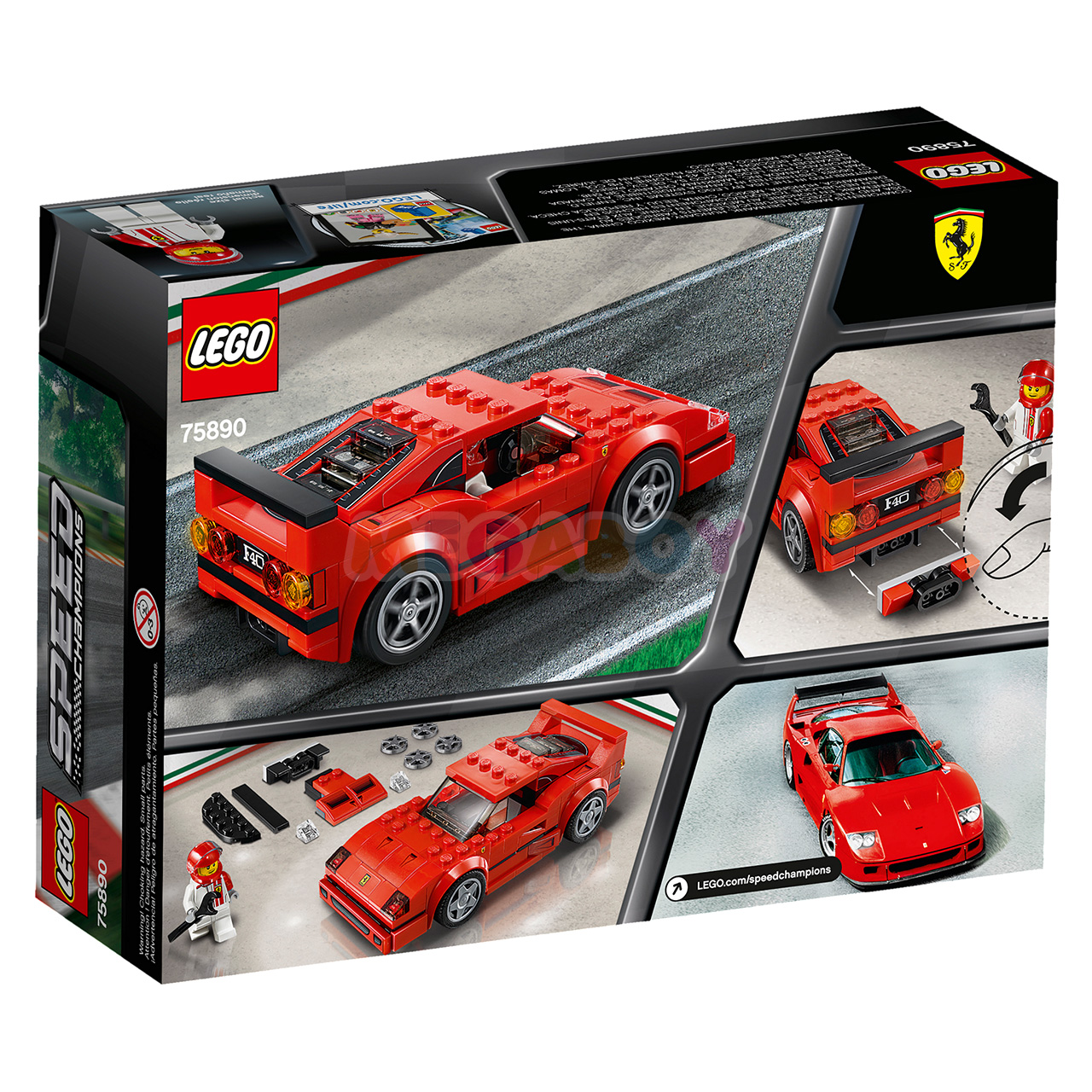 Купить ЛЕГО Марвел 75890 - Ferrari F40 Competizione | Интеренет-магазин MEGABOY