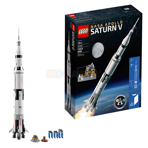 Купить ЛЕГО Айдиас 21309 - NASA Apollo Saturn V | Интеренет-магазин MEGABOY