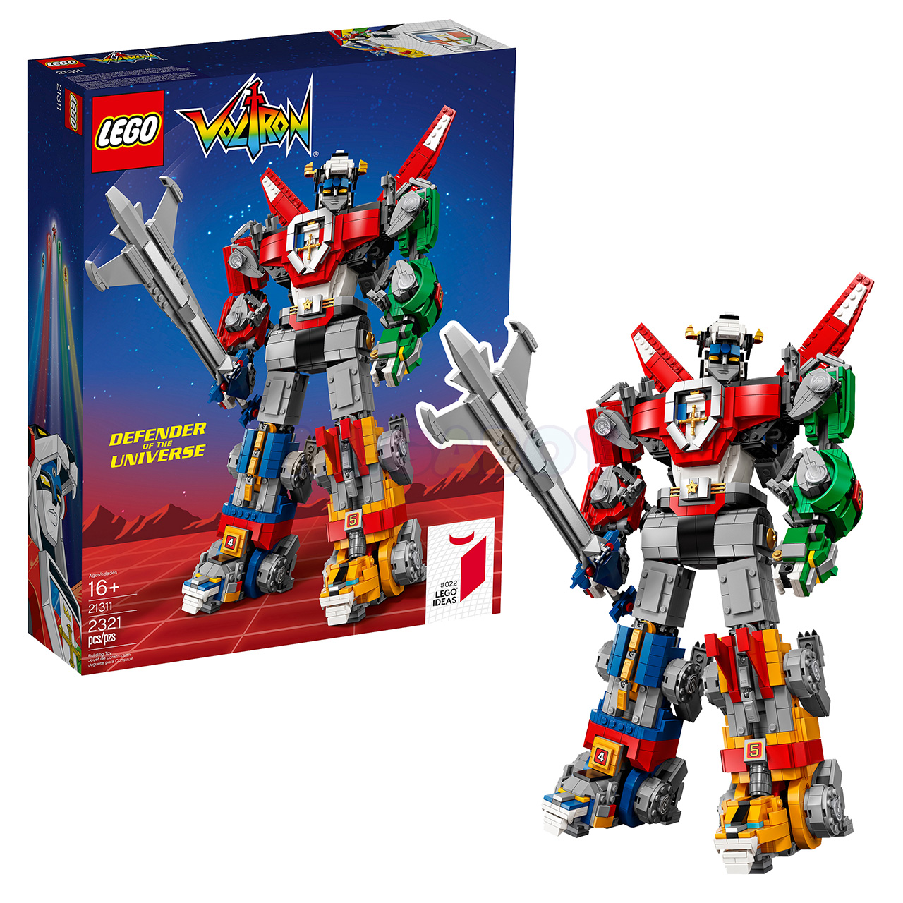 Купить ЛЕГО Айдиас 21311 - Voltron | Интеренет-магазин MEGABOY