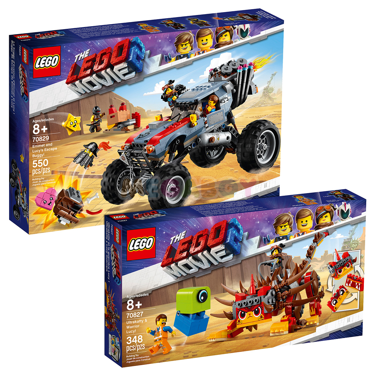 Купить 99701 MEGABOY Сет 2 в 1: LEGO Movie 2 70829 + 70827 | Интеренет-магазин MEGABOY