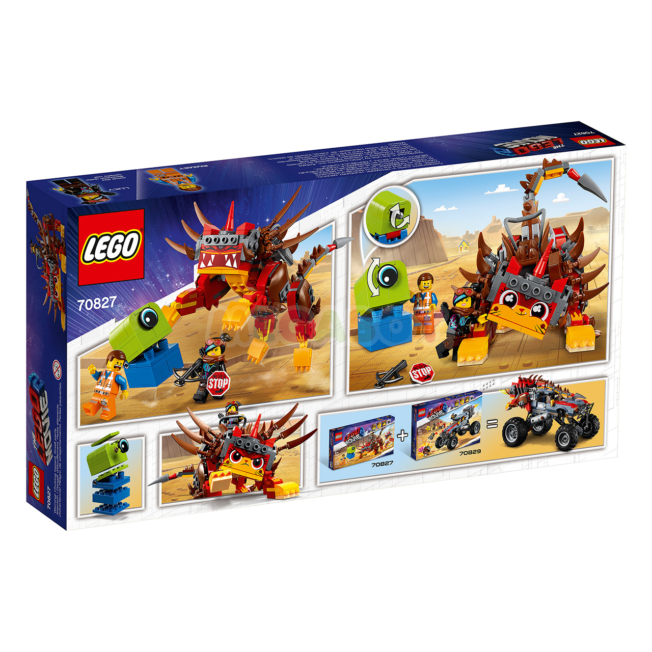 Купить 99701 MEGABOY Сет 2 в 1: LEGO Movie 2 70829 + 70827 | Интеренет-магазин MEGABOY