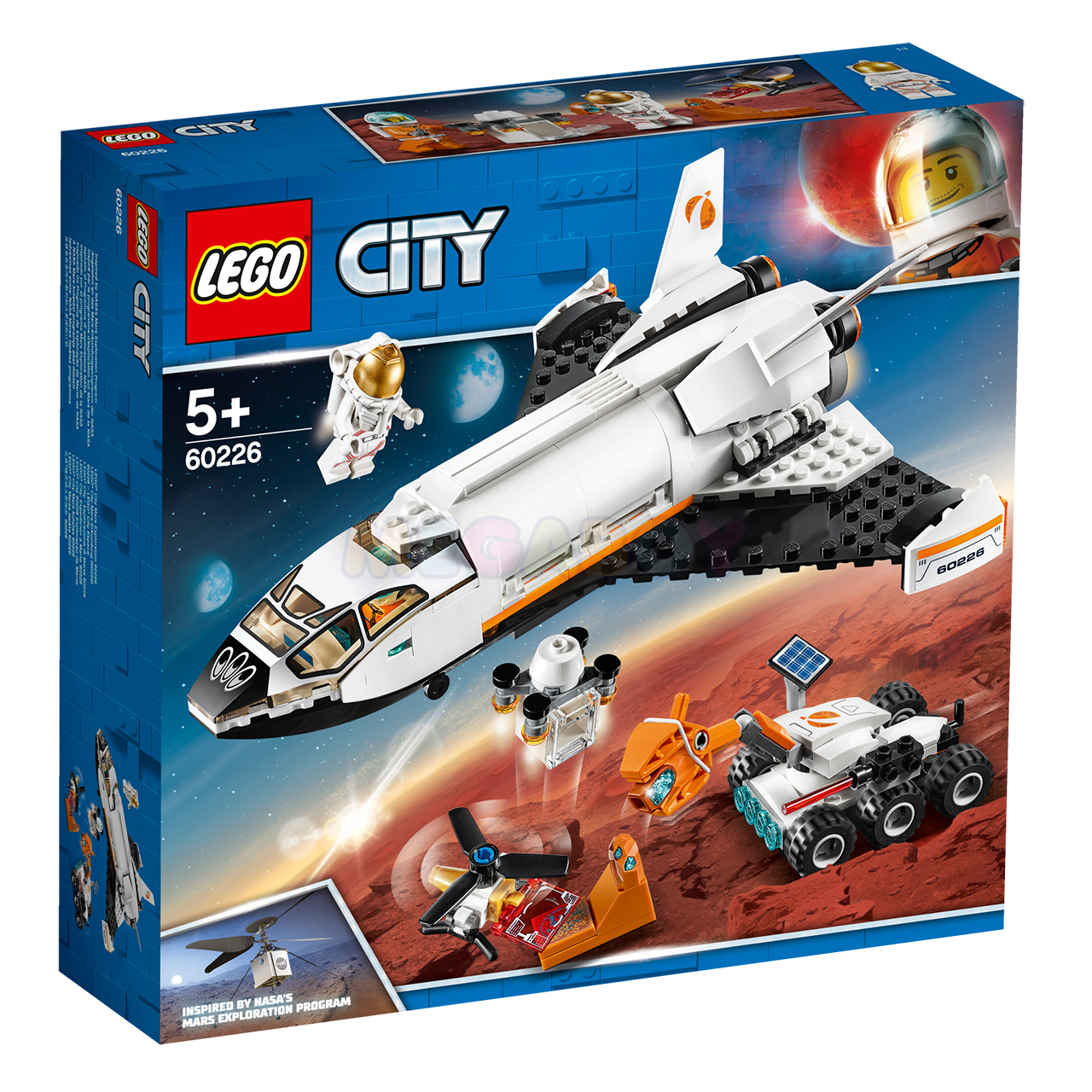 60226 LEGO City | ЛЕГО Сити - Шаттл для исследований Марса | 5702016369960