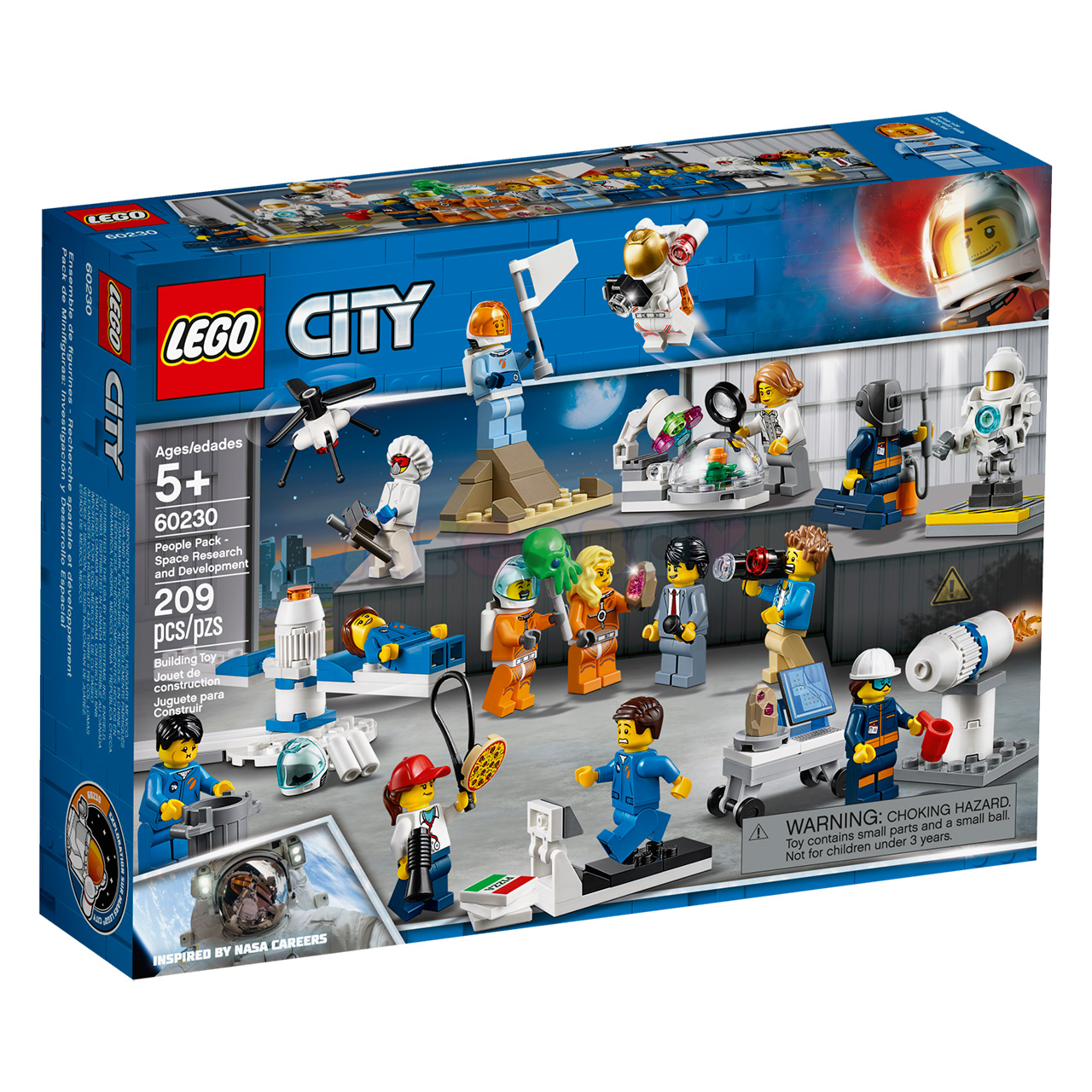 60230 LEGO City | ЛЕГО Сити - Минифигурки — Исследователи космоса | 5702016370508