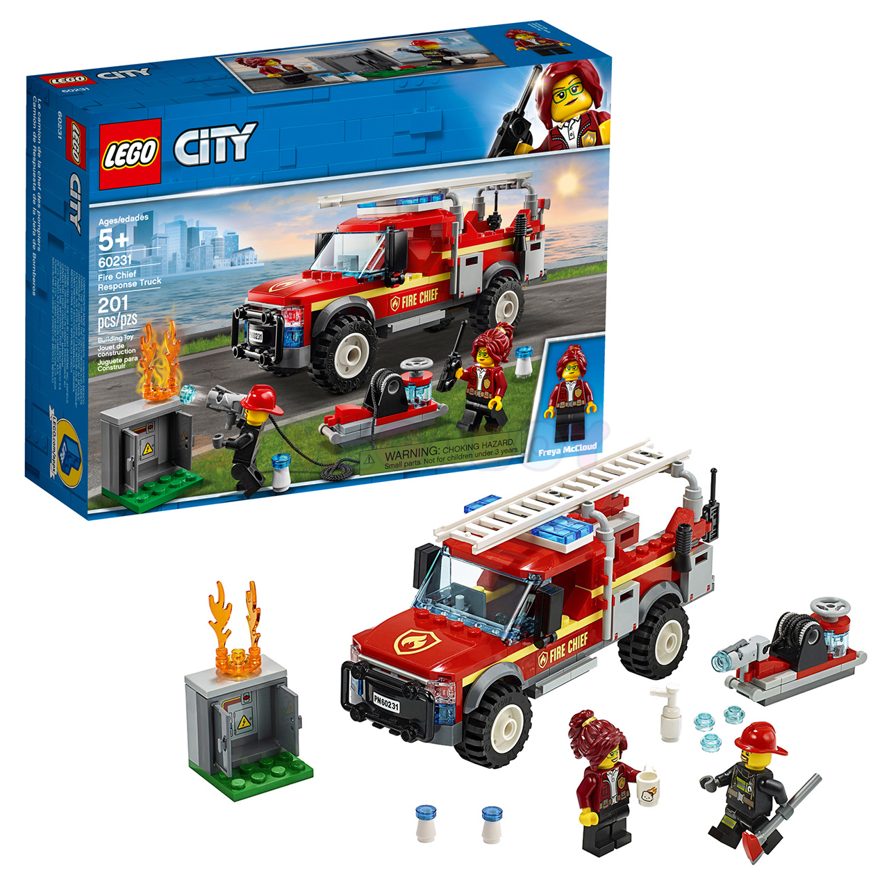 60231 LEGO City | ЛЕГО Сити - Грузовик начальника пожарной части | 5702016370515