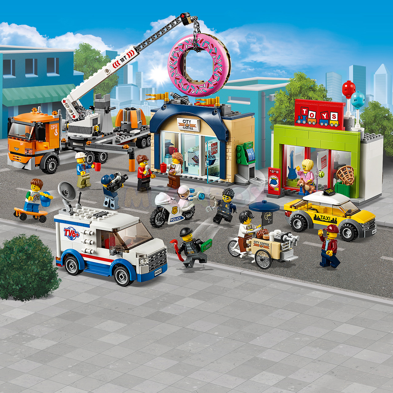 60233 LEGO City | ЛЕГО Сити - Открытие магазина пончиков | 5702016370539