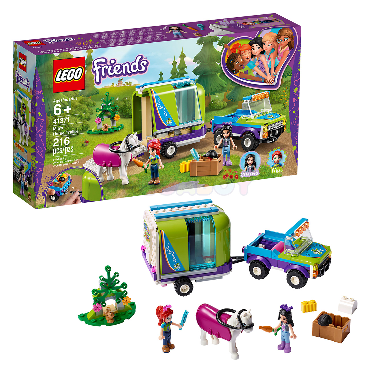 41371 LEGO Friends | ЛЕГО Френдс - Трейлер для лошадки Мии | 5702016369151