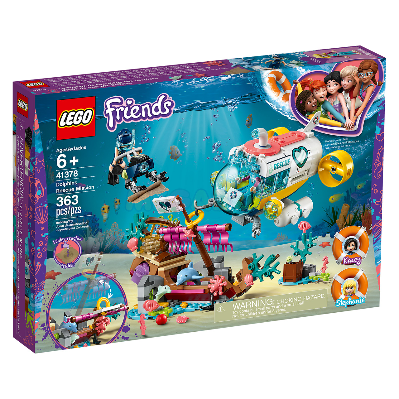 41378 LEGO Friends | ЛЕГО Френдс - Спасение дельфинов  | 5702016370218