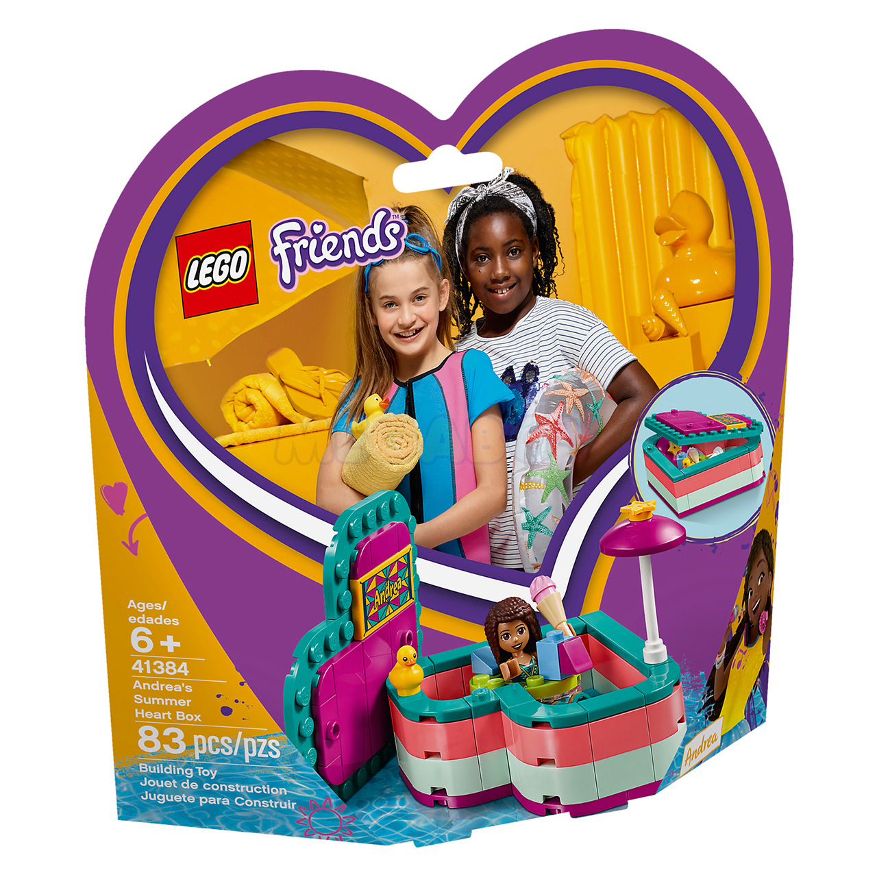 41384 LEGO Friends | ЛЕГО Френдс - Летняя шкатулка-сердечко для Андреа | 57020164198322