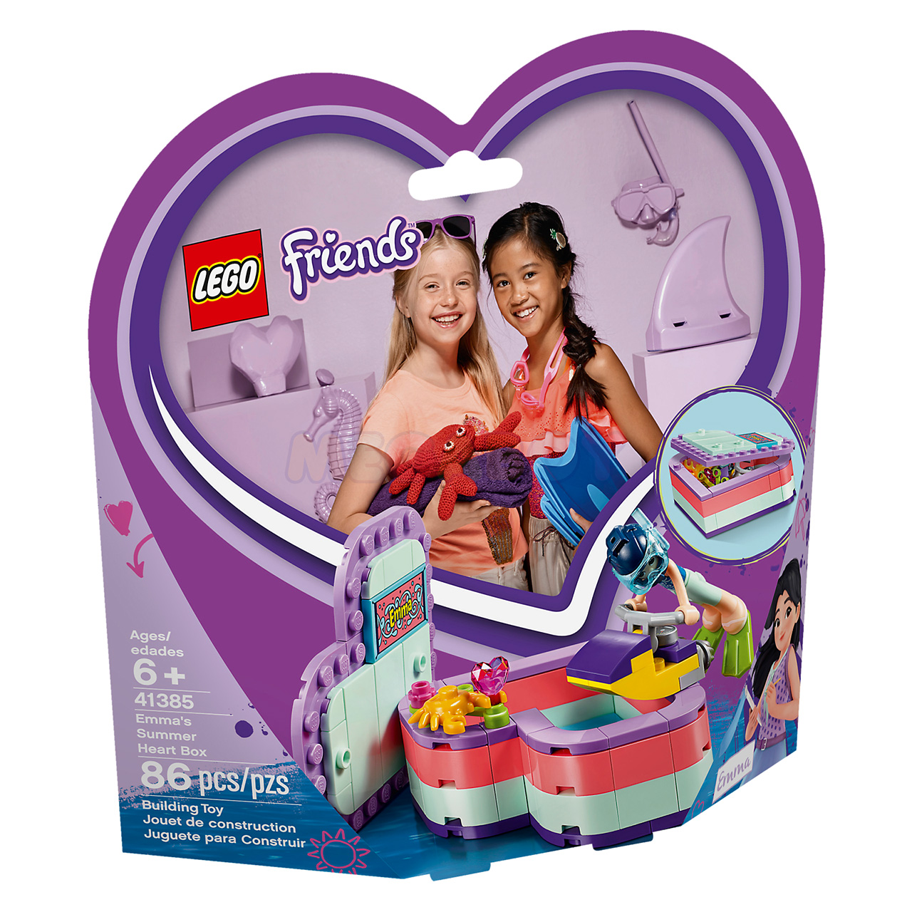 41385 LEGO Friends | ЛЕГО Френдс - Летняя шкатулка-сердечко для Эммы | 5702016419849