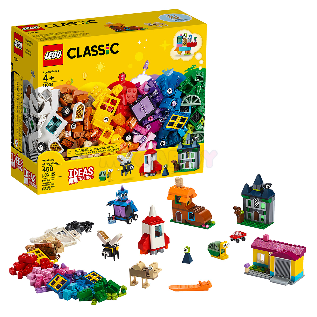 11004 LEGO Classic | ЛЕГО Классик - Набор для творчества с окнами | 5702016367799