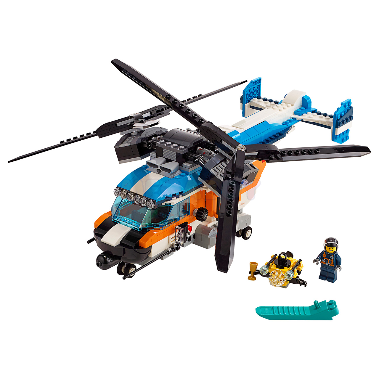 31096 LEGO Creator 3 in 1 | ЛЕГО Креатор 3 в 1 - Двухроторный вертолёт | 5702016367904