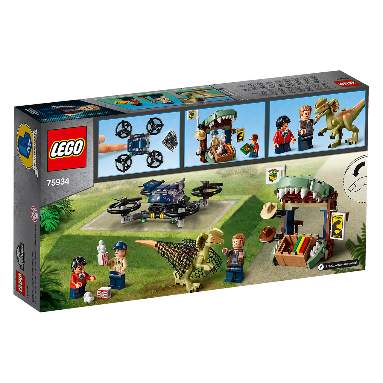 75934 LEGO Jurassic World | ЛЕГО Мир Юрского Периода - Побег дилофозавра | 5702016367225