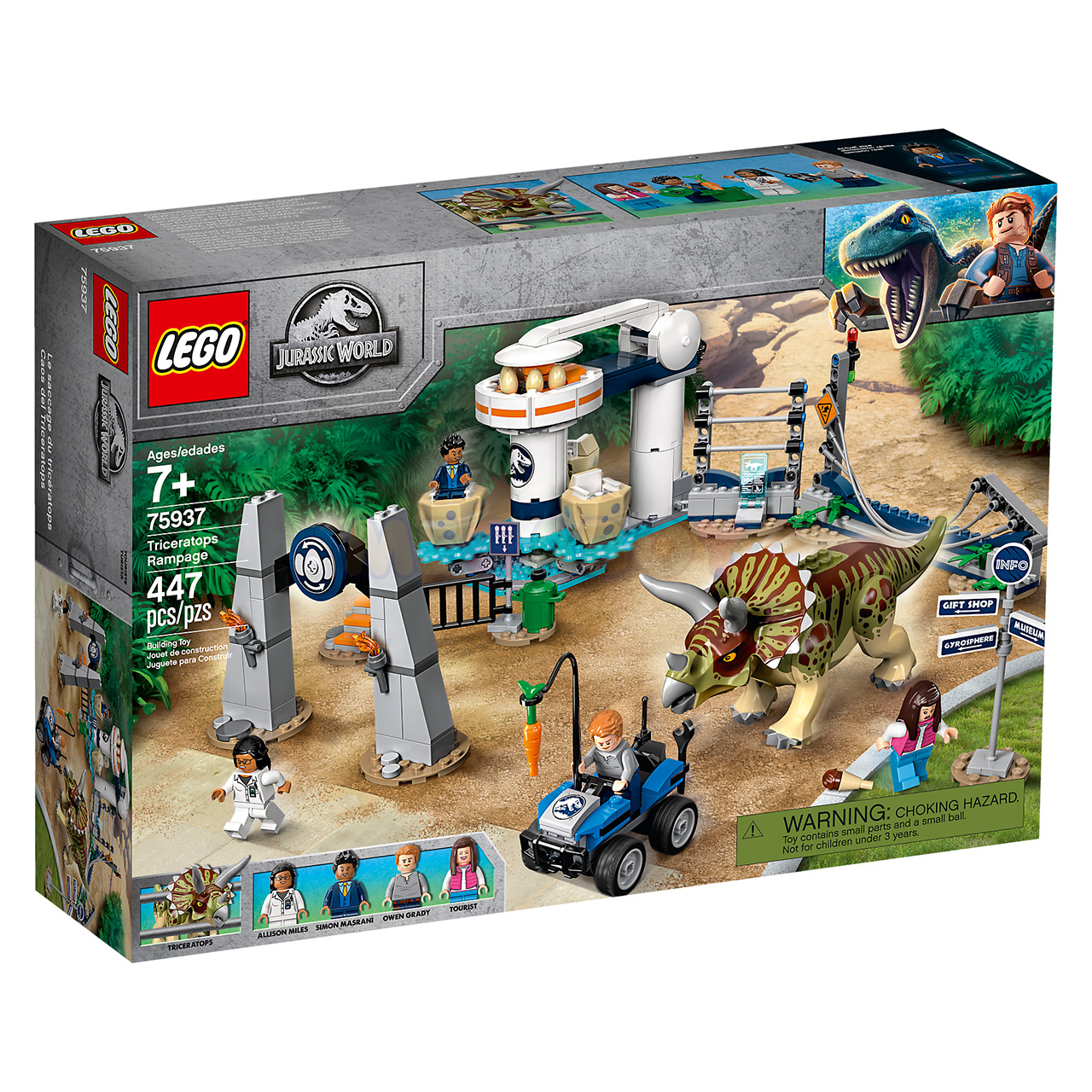 75937 LEGO Jurassic World | ЛЕГО Мир Юрского Периода - Буйство трицератопса | 5702016542691
