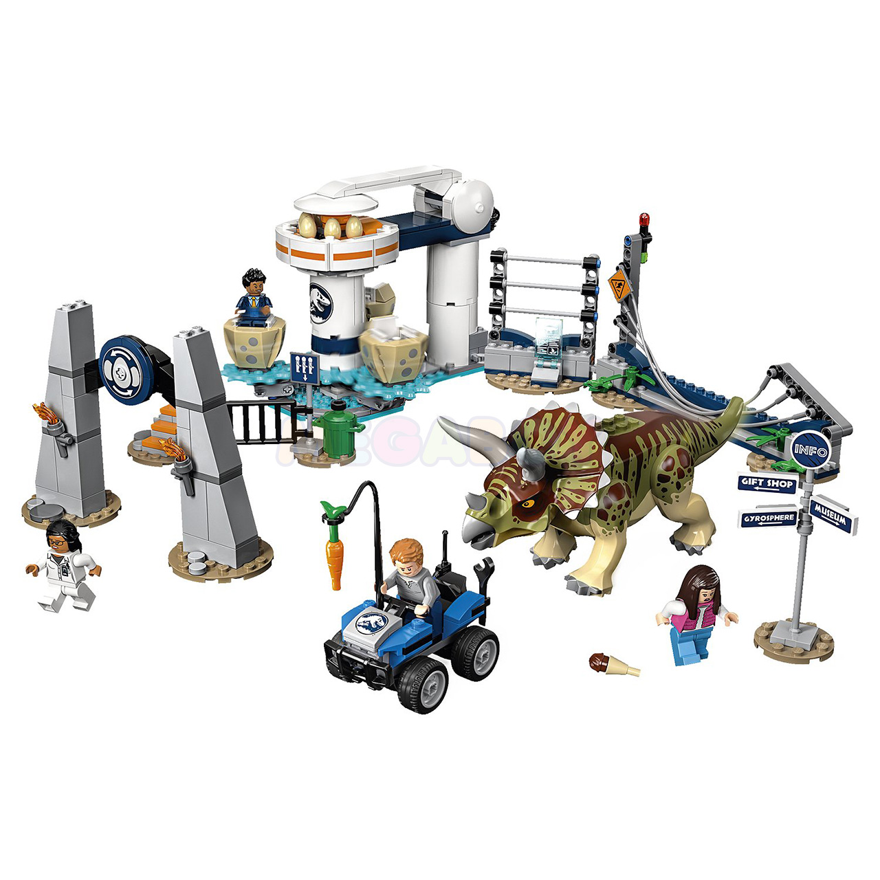 75937 LEGO Jurassic World | ЛЕГО Мир Юрского Периода - Буйство трицератопса | 5702016542691