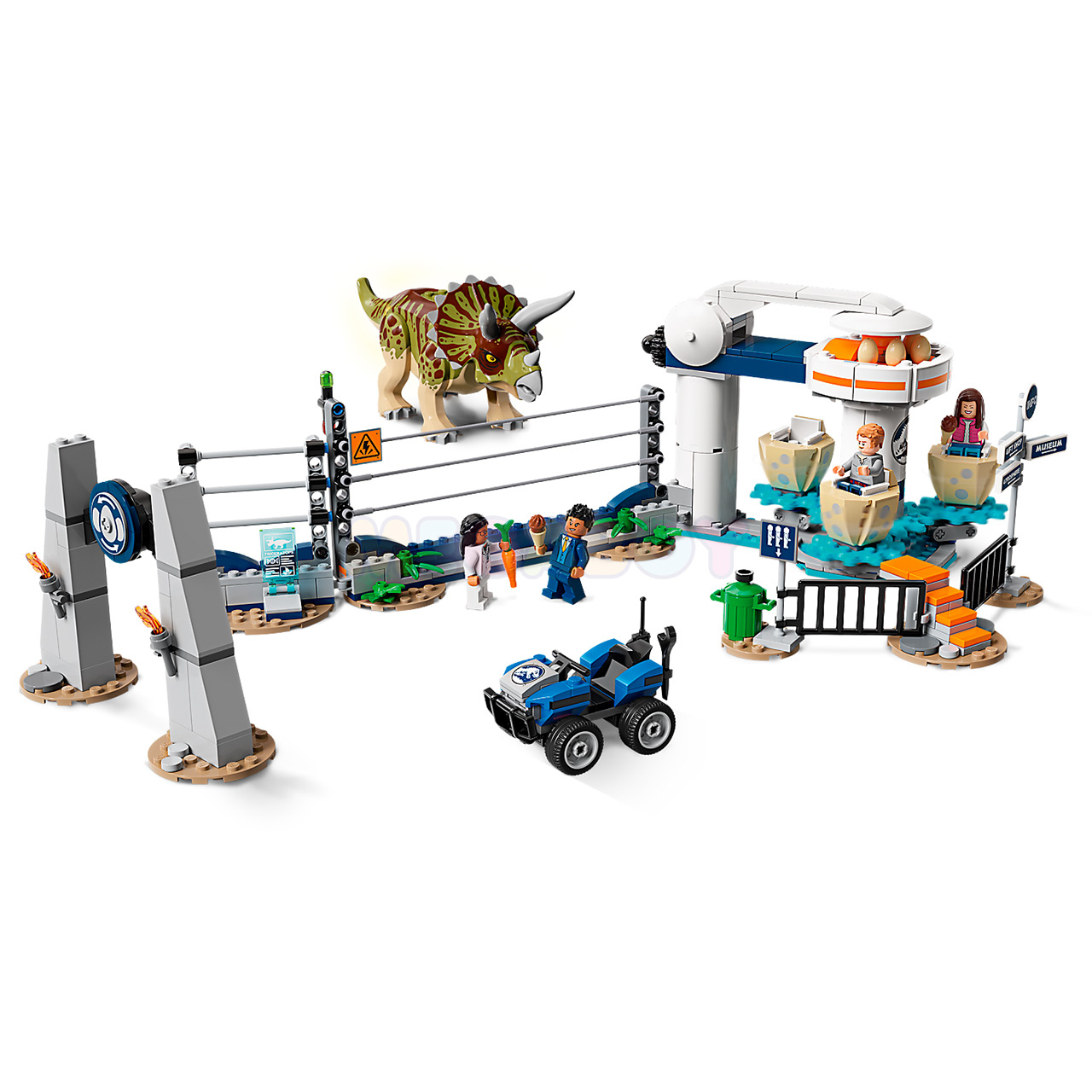 75937 LEGO Jurassic World | ЛЕГО Мир Юрского Периода - Буйство трицератопса | 5702016542691