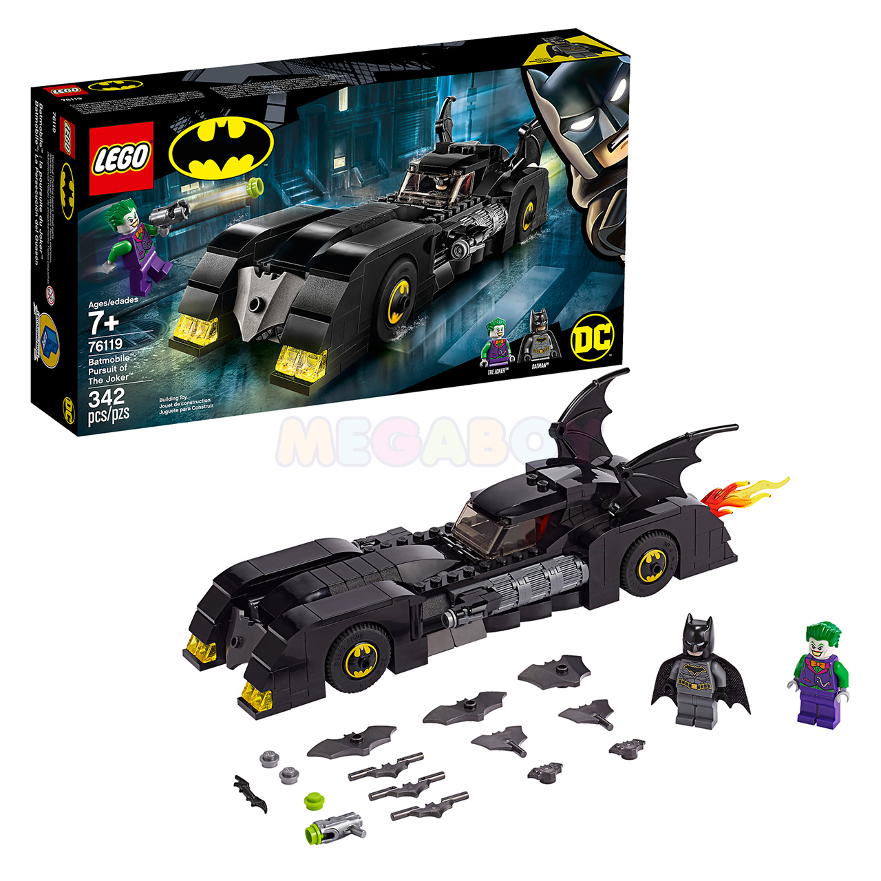 76119 LEGO DC Super Heroes | ЛЕГО ДС Супер Герои - Бэтмобиль Погоня за Джокером | 5702016369137