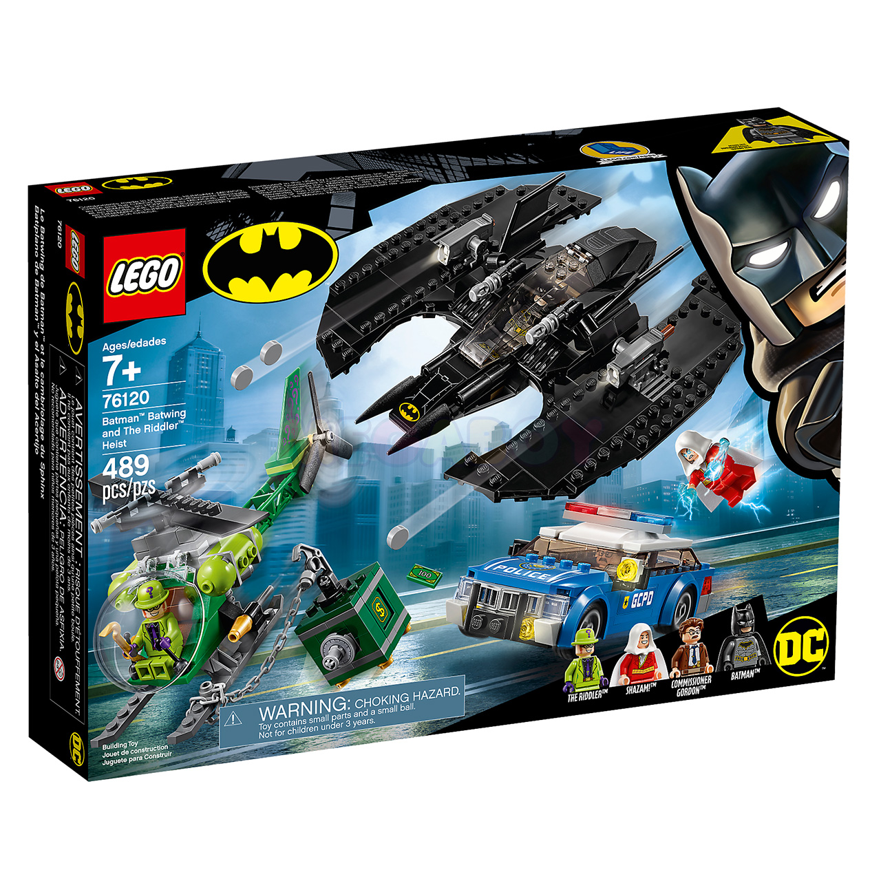 76120 LEGO DC Super Heroes | ЛЕГО ДС Супер Герои - Бэткрыло Бэтмена и ограбление Загадочника  | 5702016369144