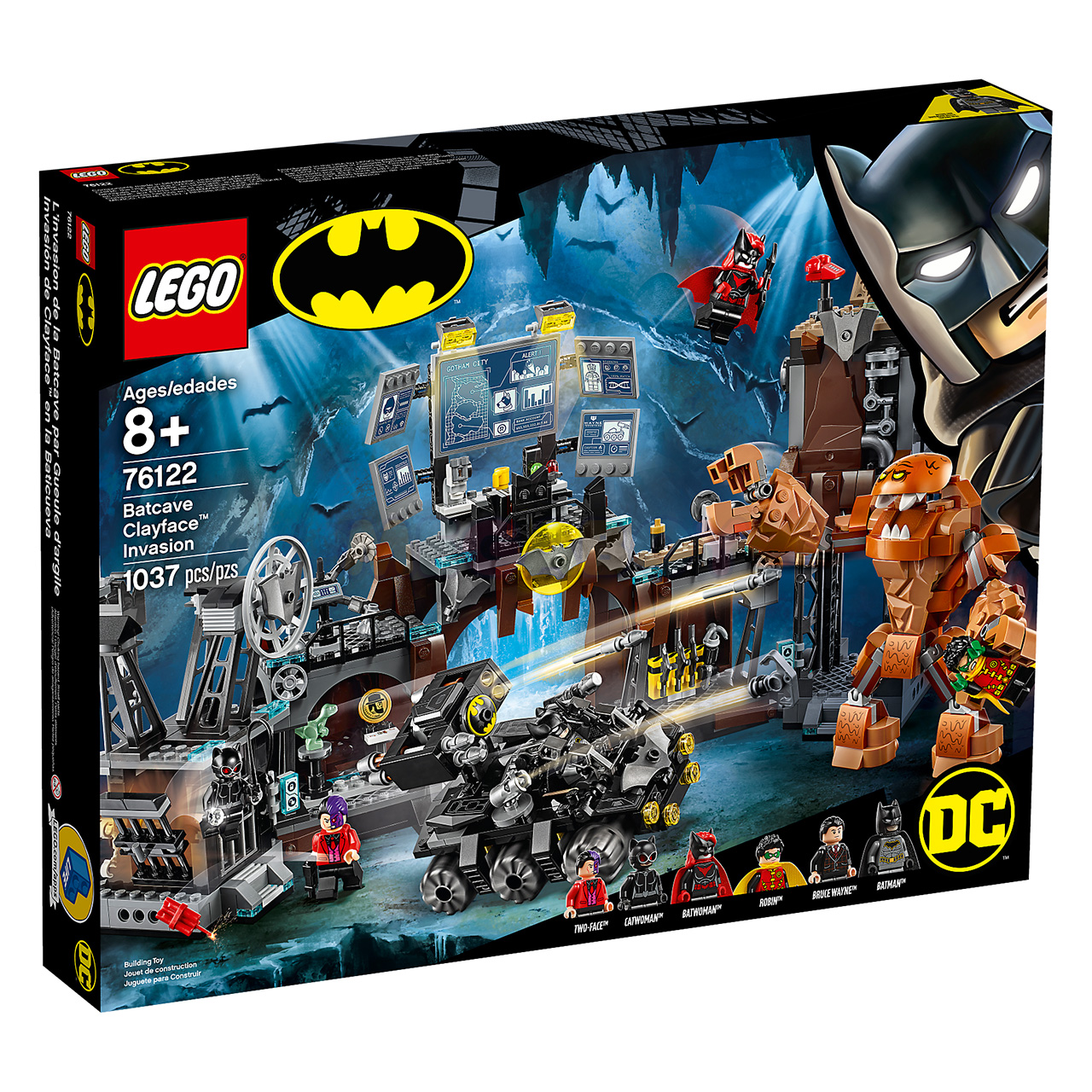 76122 LEGO DC Super Heroes | ЛЕГО ДС Супер Герои - Вторжение Глиноликого в Бэтпещеру | 5702016369045