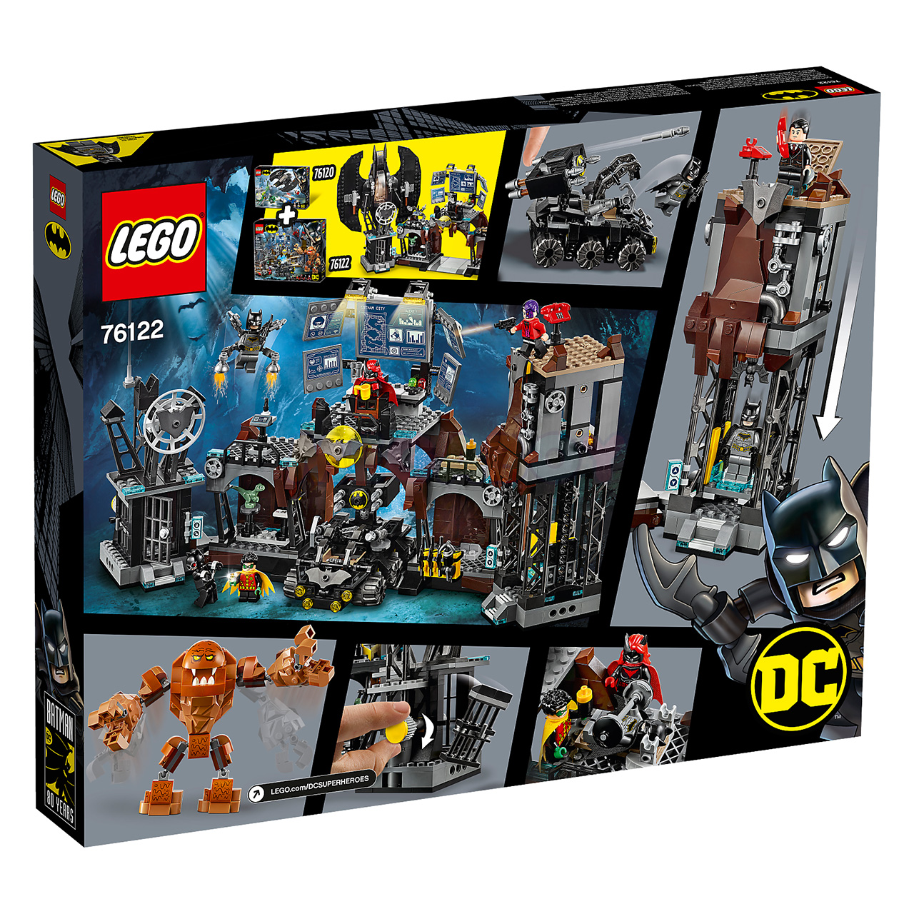76122 LEGO DC Super Heroes | ЛЕГО ДС Супер Герои - Вторжение Глиноликого в Бэтпещеру | 5702016369045