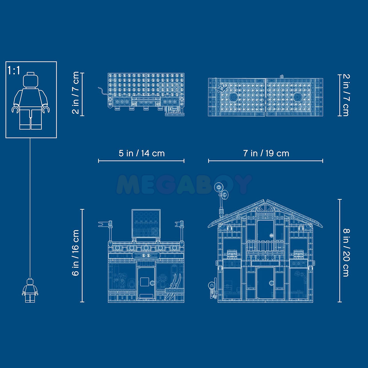 Купить ЛЕГО Сити 60203 Горнолыжный курорт | Интеренет-магазин MEGABOY